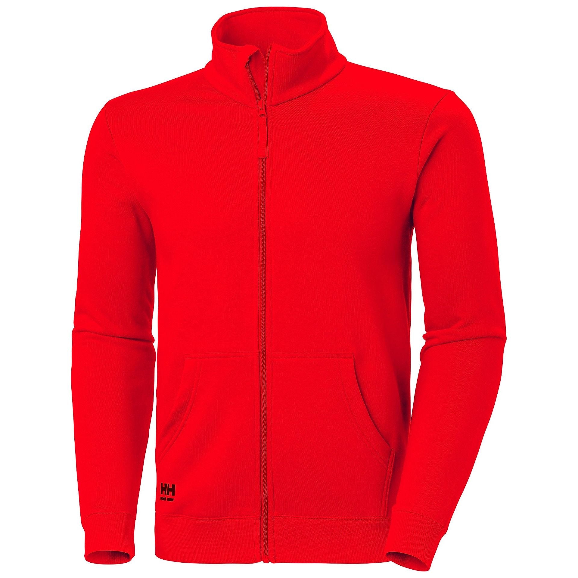 Helly Hansen Classic Zip Sweatshirt Backt#colour_alert-red