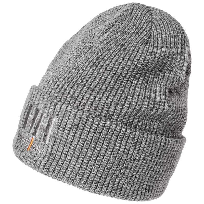 Helly Hansen Oxford Beanie Grey Melange Front#colour_grey-melange