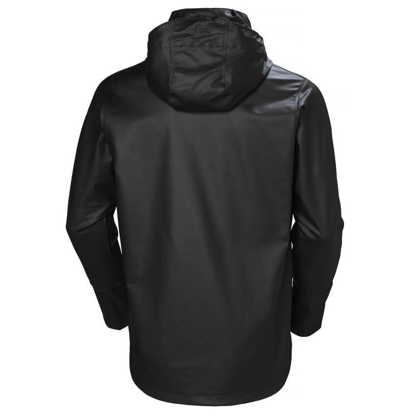 Helly Hansen Gale Waterproof Rain Jacket Black 1 Front #colour_black