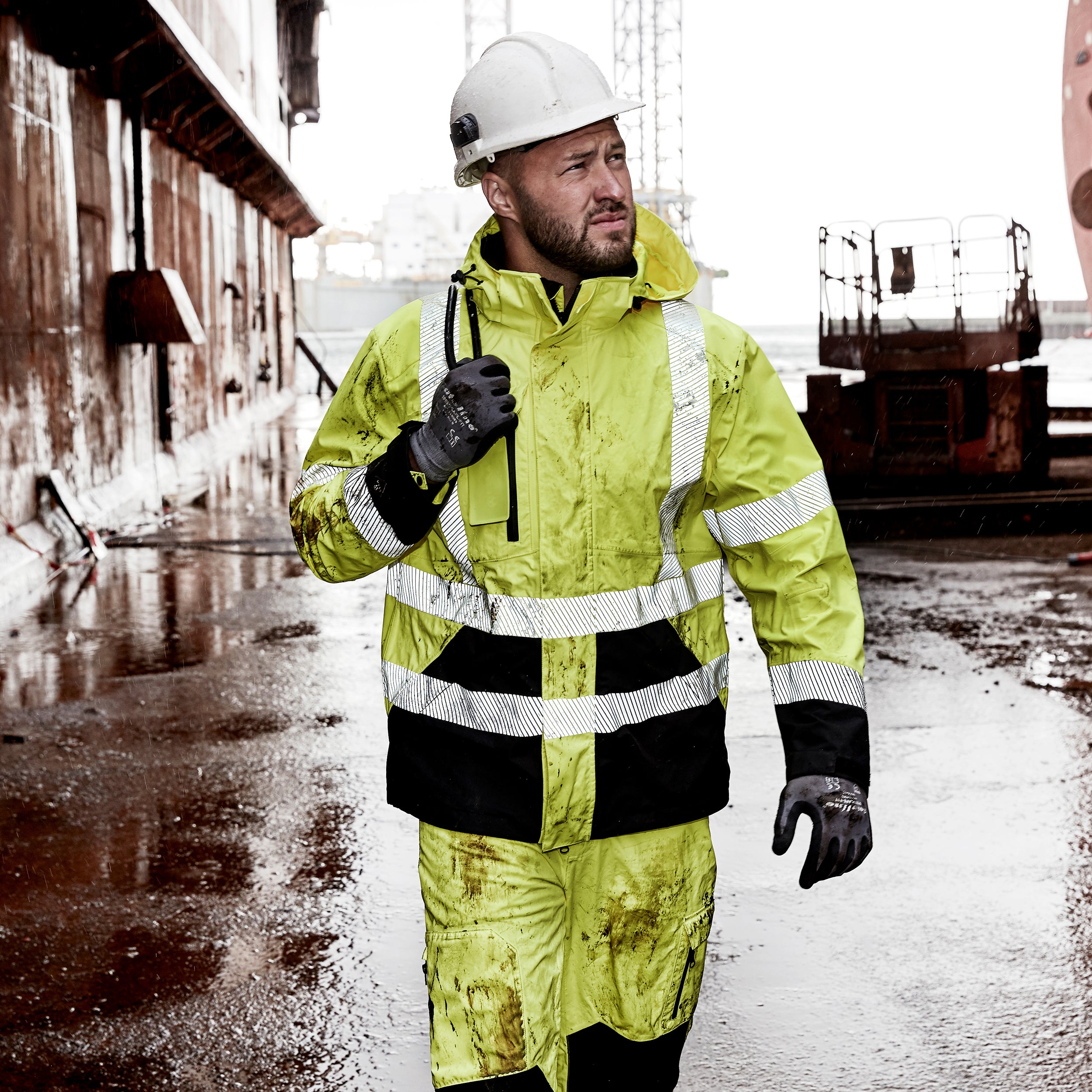 Elka hivis waterproof jacket