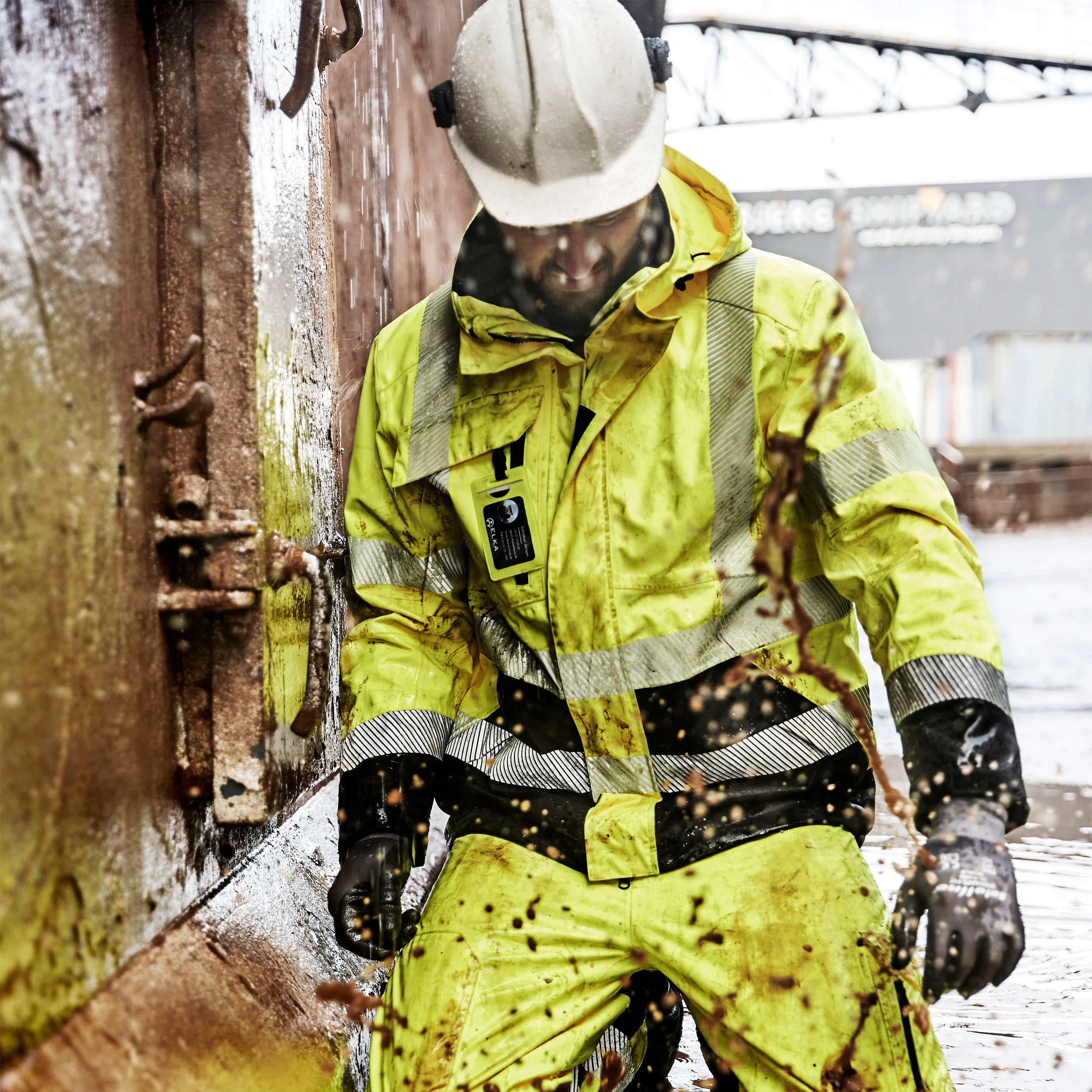 Elka hivis waterproof jacket