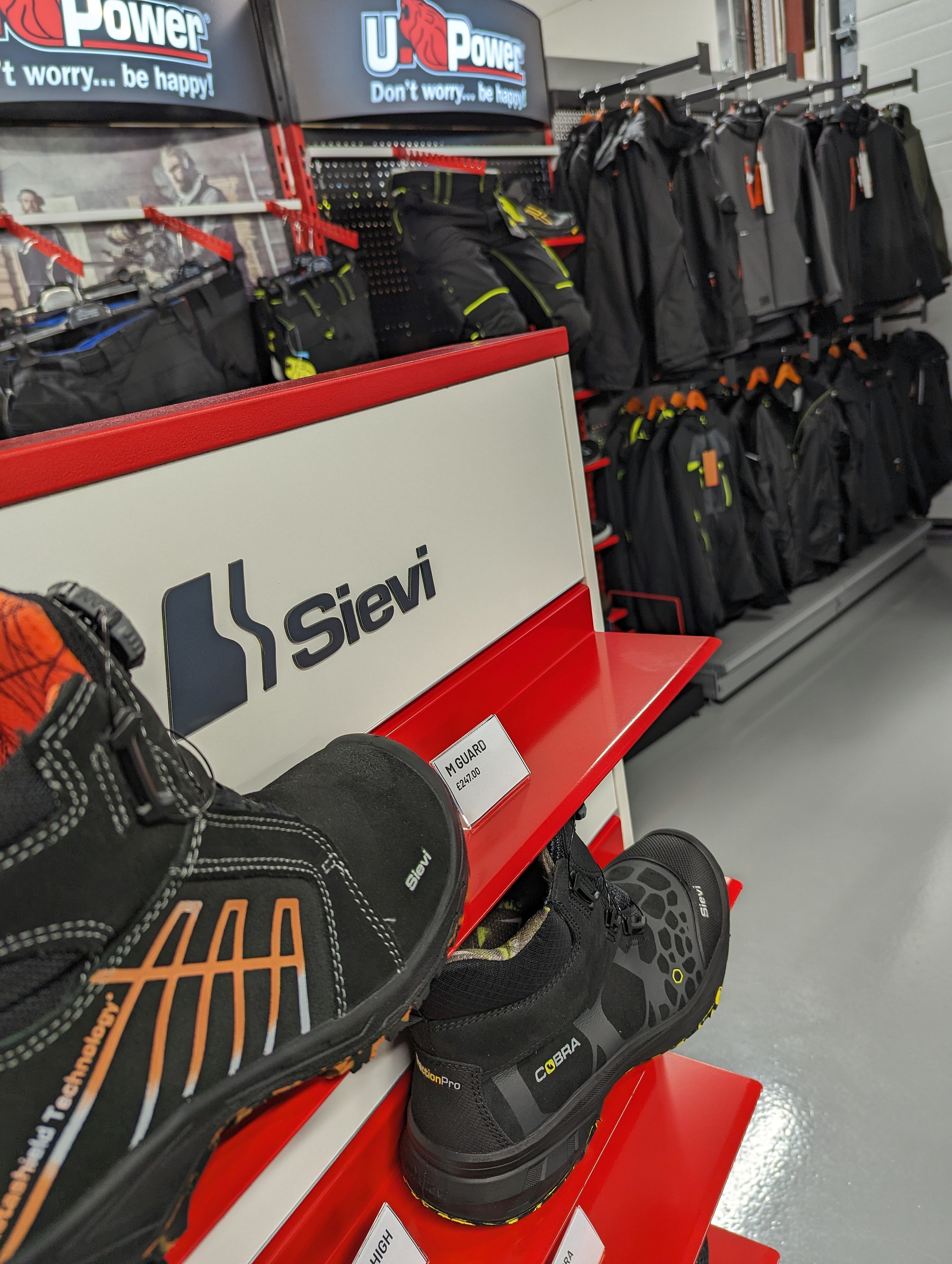 Interior photo of Paramount Workwear